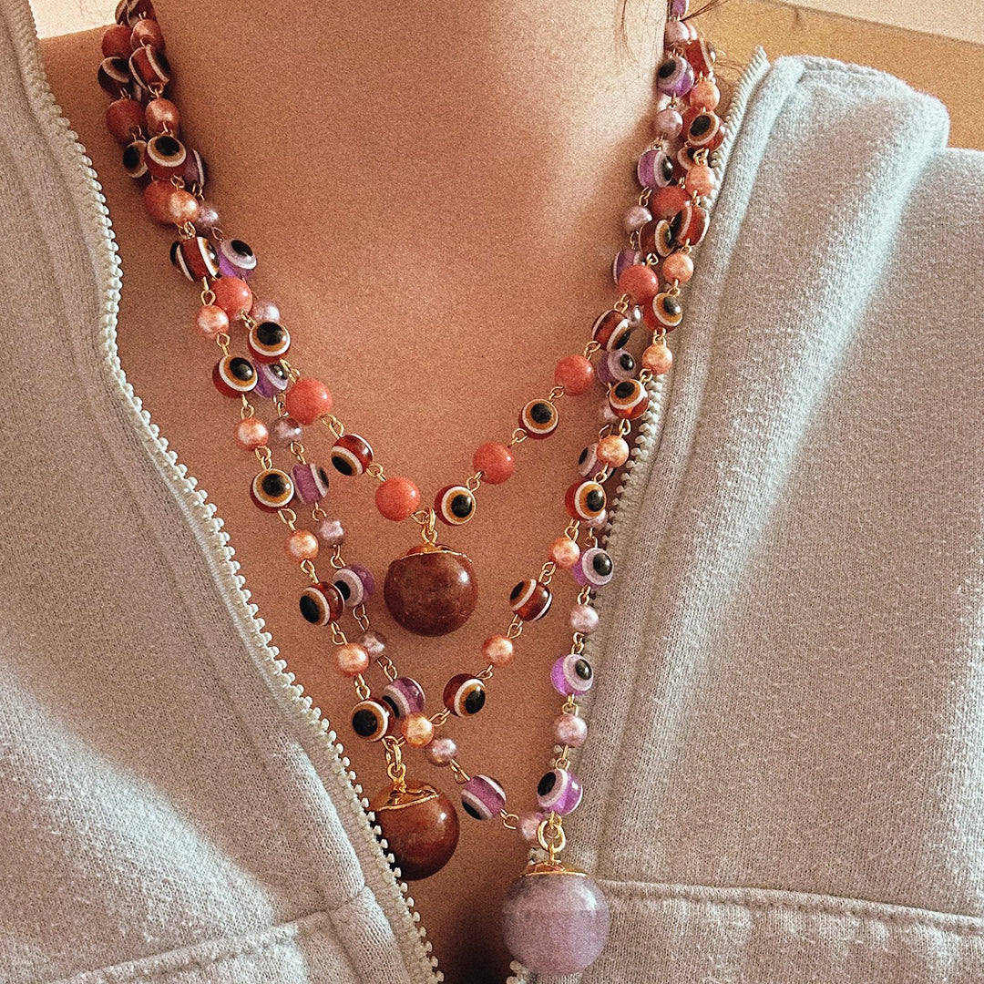 Amethyst + Carnelian