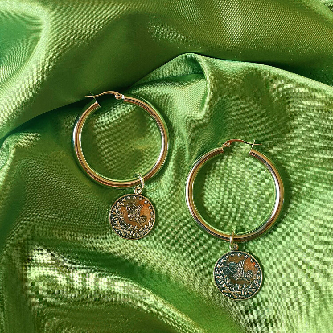Large Lira Hoops