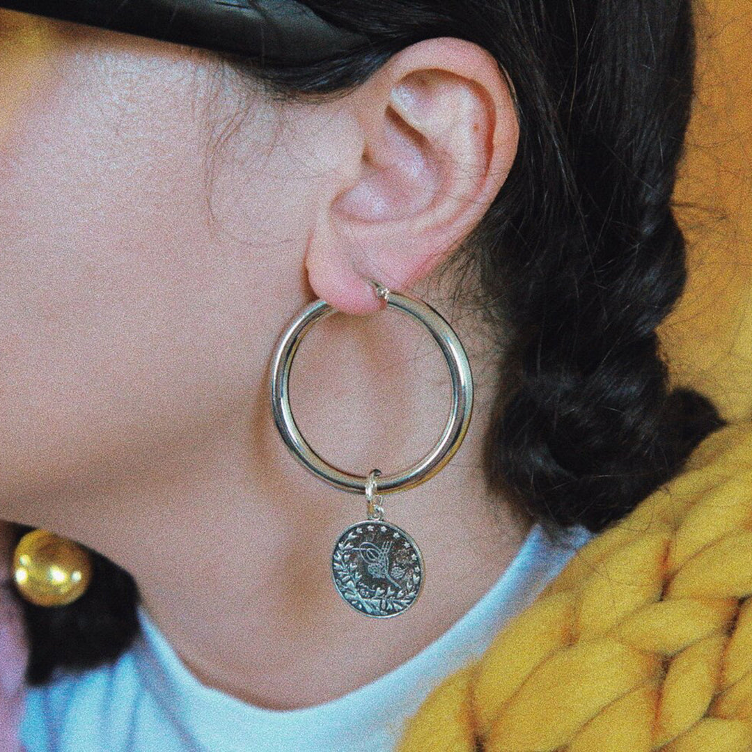 Large Lira Hoops