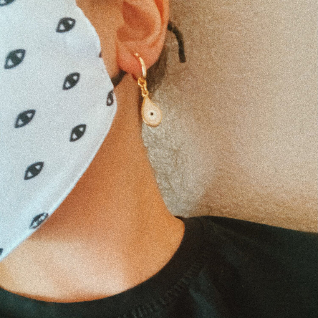 Mini Teardrop Hoops