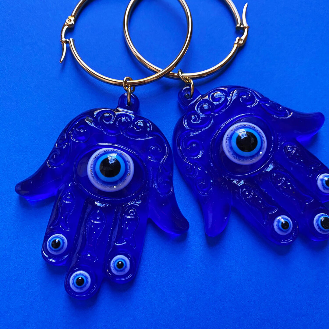 Oversized Fatima Hoops