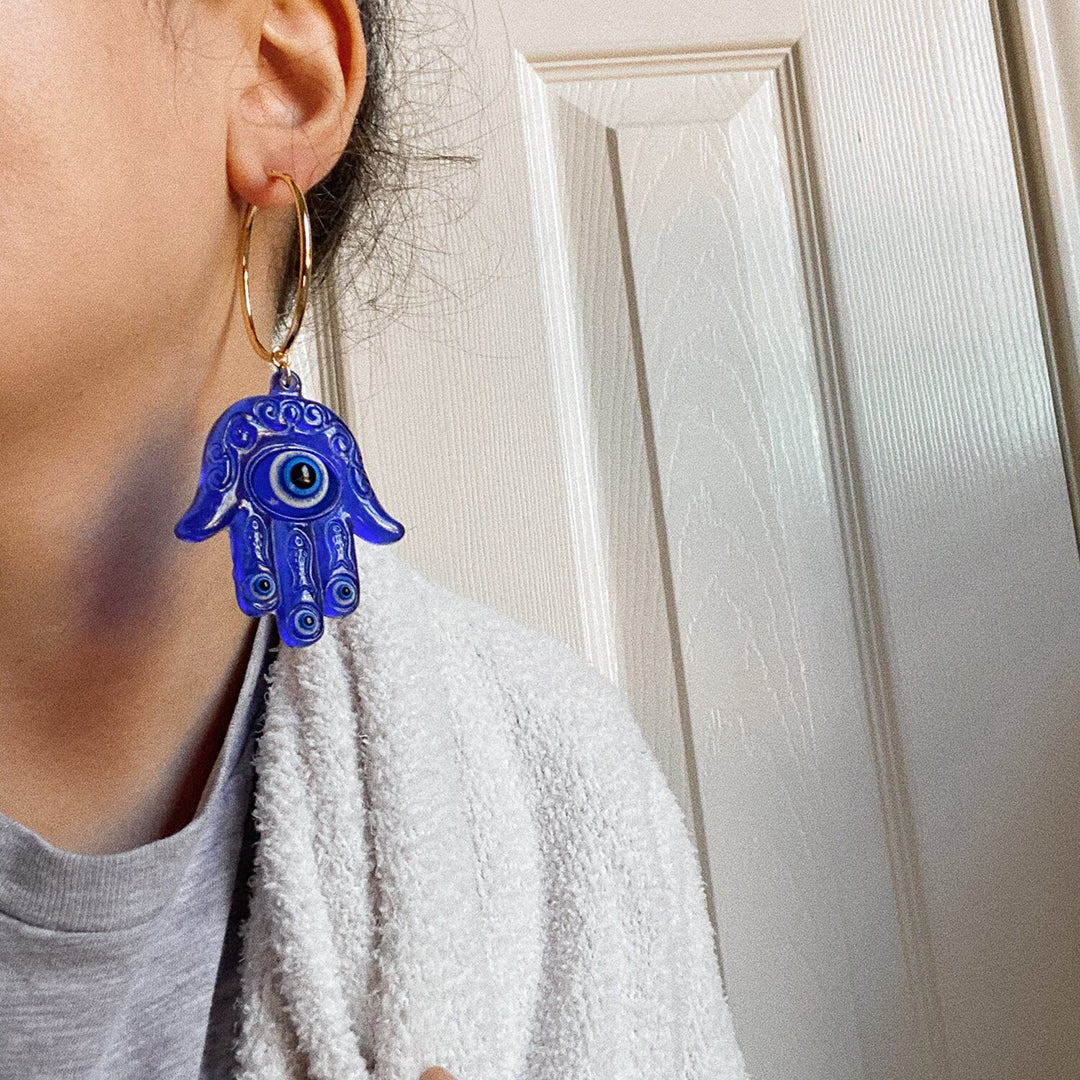 Oversized Fatima Hoops