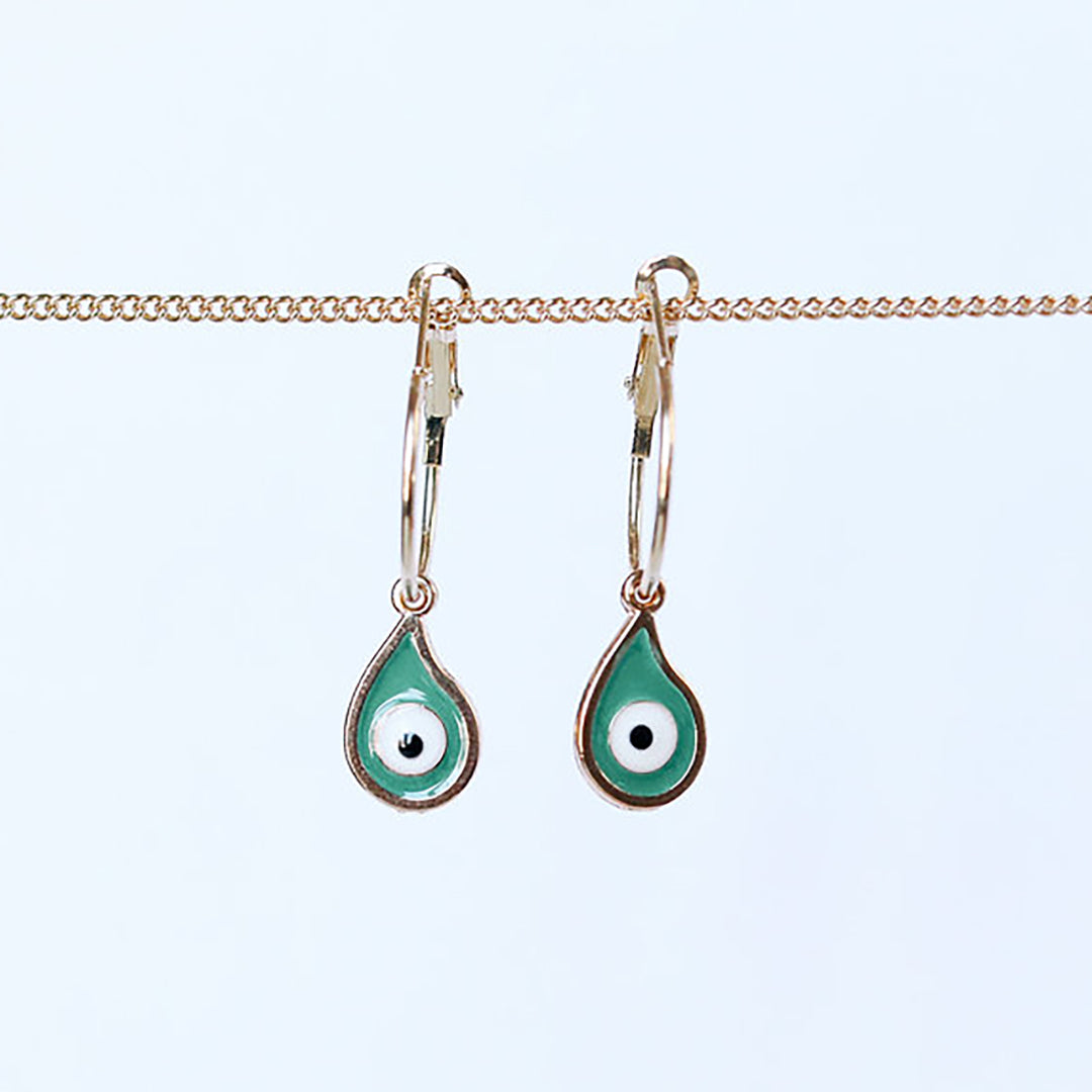 Teardrop Hoops
