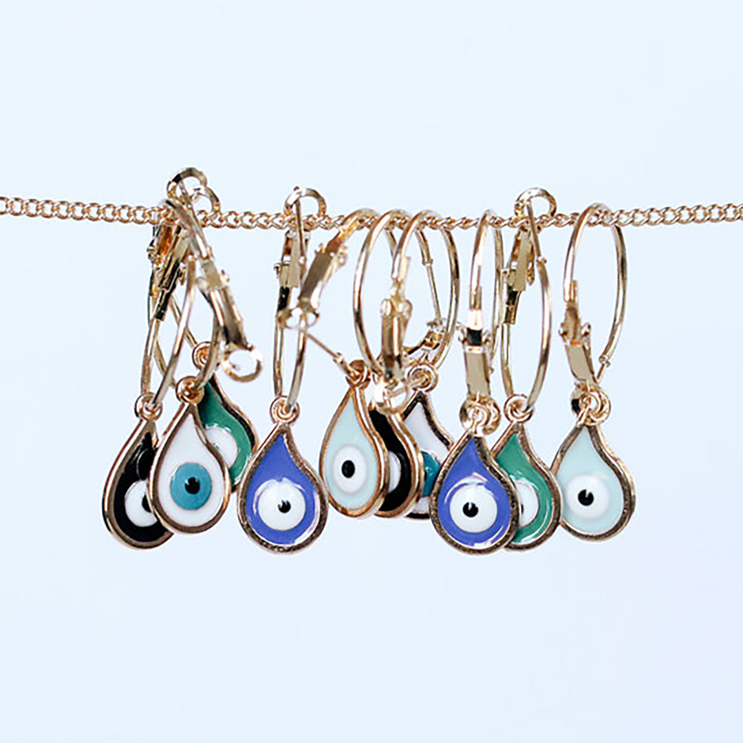 Teardrop Hoops