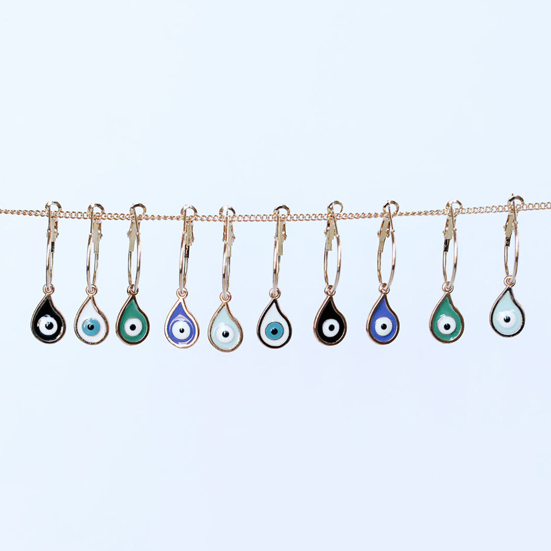 Teardrop Hoops