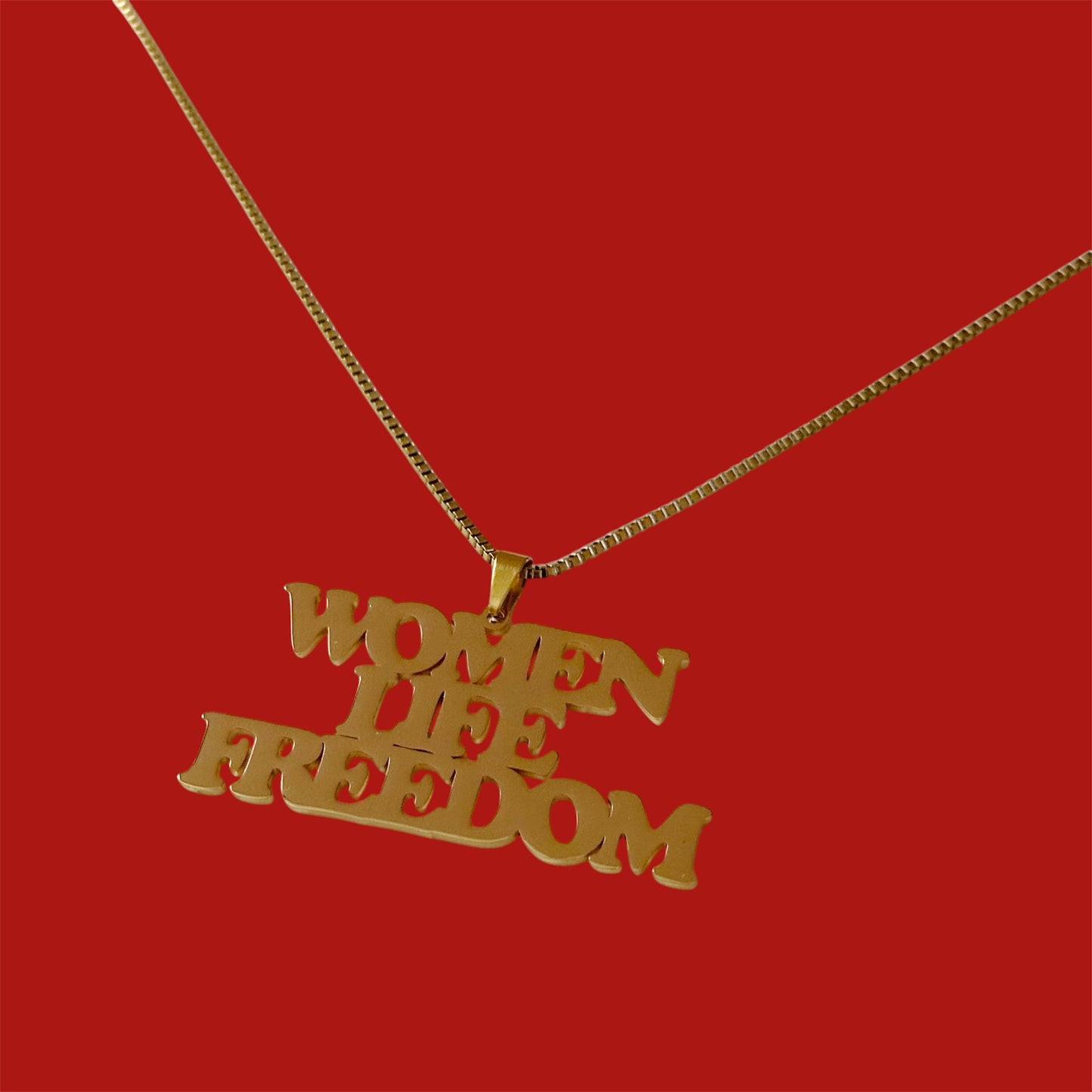 Women Life Freedom Nameplate