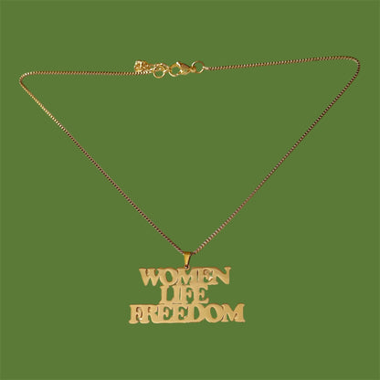 Women Life Freedom Nameplate