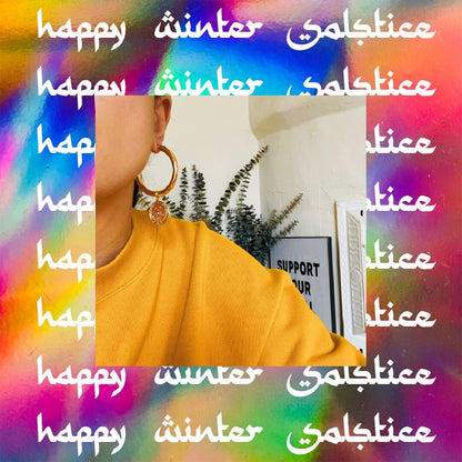 Gold Lira Hoops