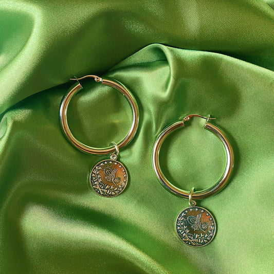 Large Lira Hoops