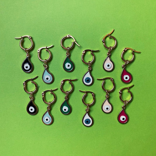 Mini Teardrop Hoops
